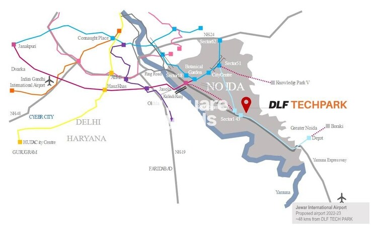 DLF Techpark Location Image