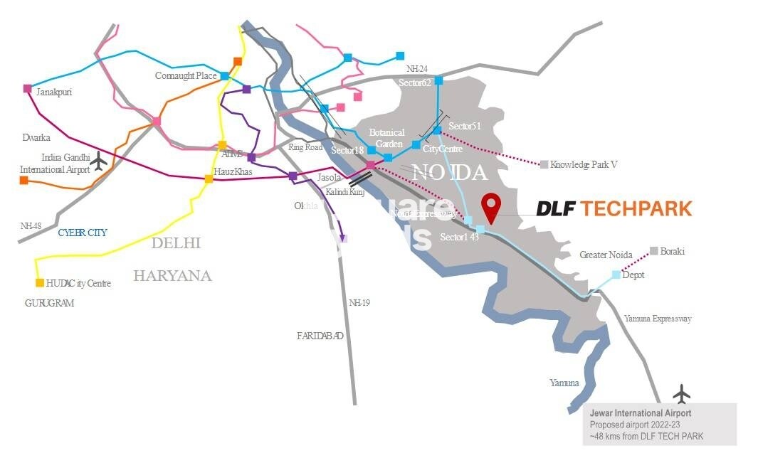 DLF Techpark Location Image