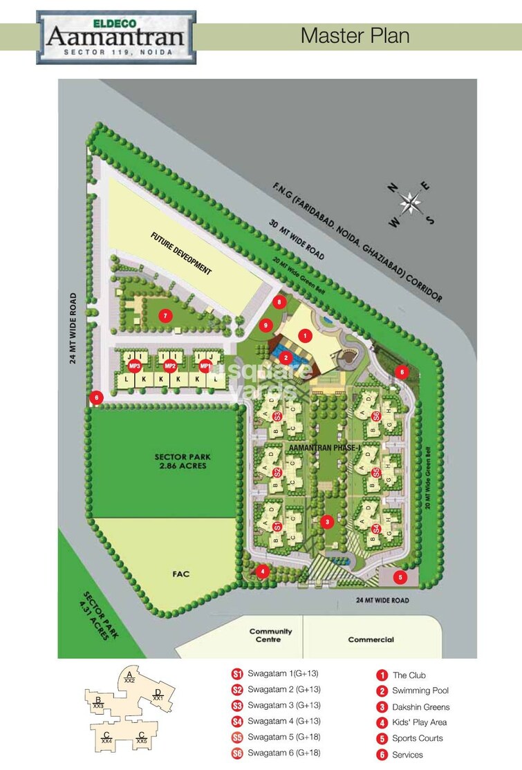 Eldeco Aamantran Master Plan Image