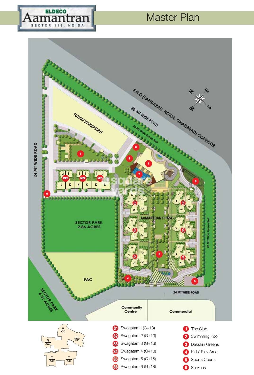 Eldeco Aamantran Master Plan Image