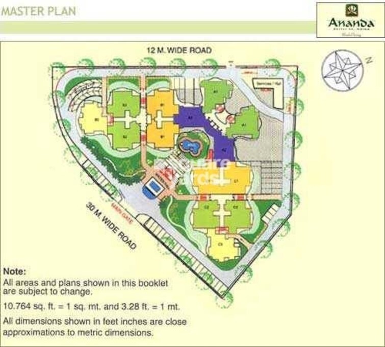 Eldeco Ananda Master Plan Image