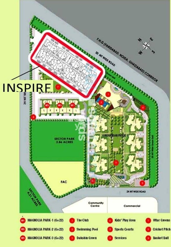 Eldeco Inspire Master Plan Image