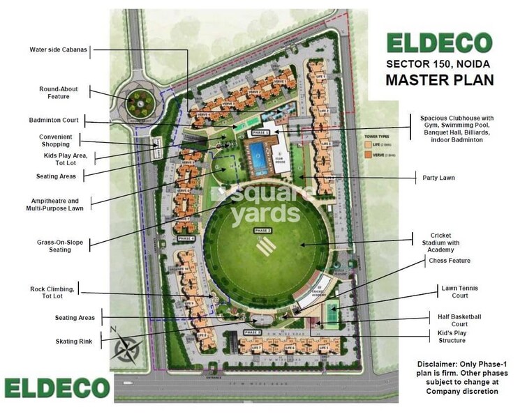 Eldeco Live By The Greens Master Plan Image