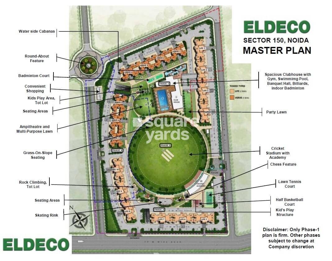 Eldeco Live By The Greens Master Plan Image