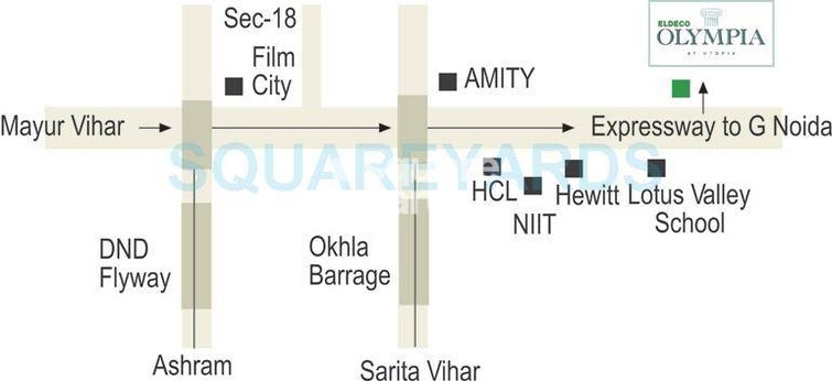 Eldeco Olympia Location Image