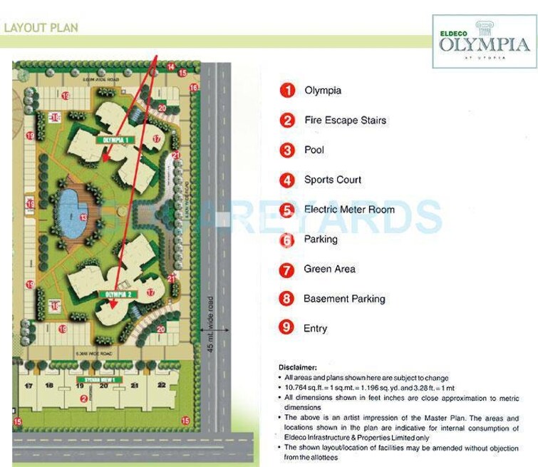 Eldeco Olympia Master Plan Image 1