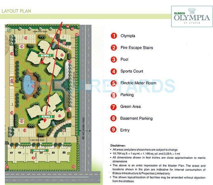 Eldeco Olympia Master Plan Image 1