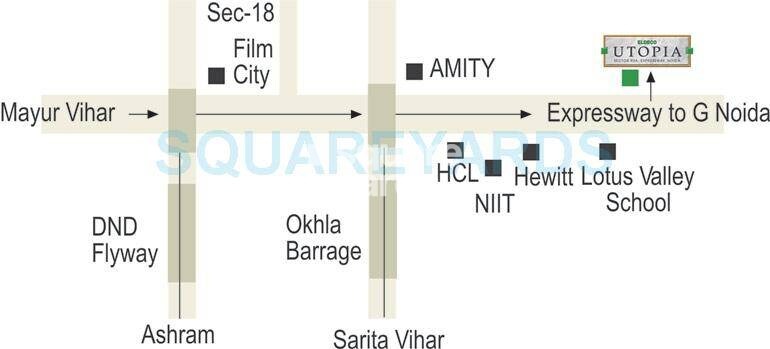 Eldeco Utopia Location Image