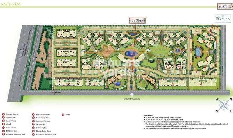 eldeco utopia project master plan image1
