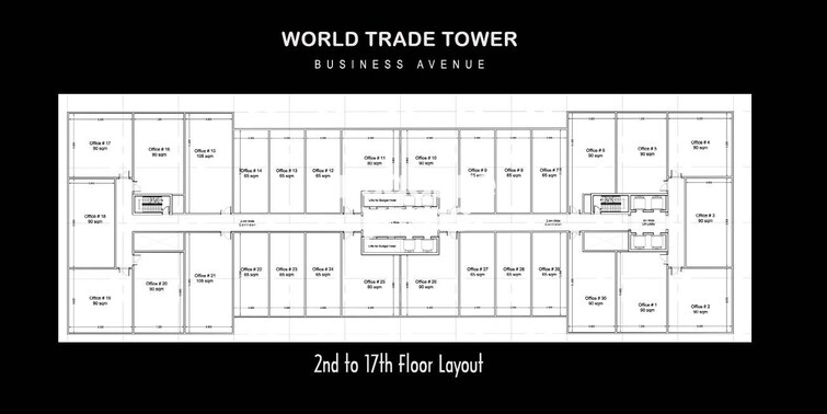 ET World Trade Tower Floor Plans 1