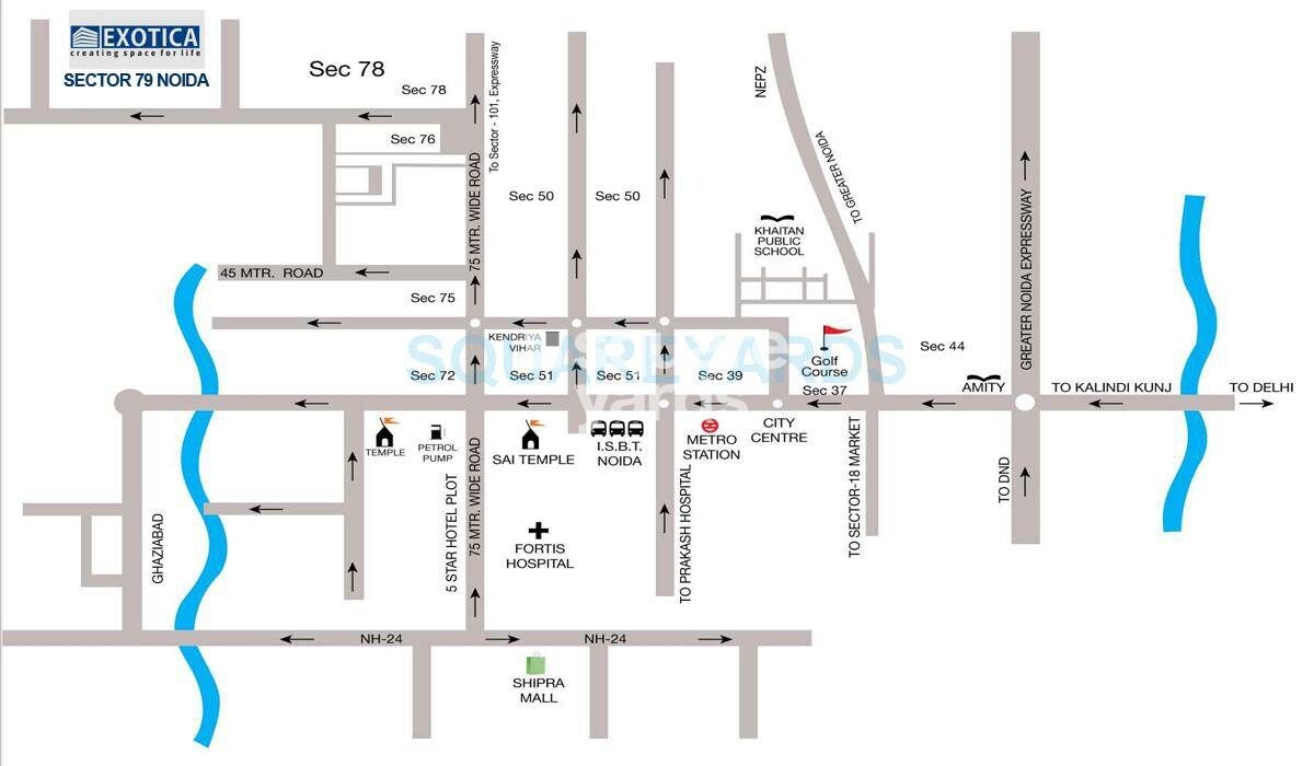 Exotica Sports City Location Image