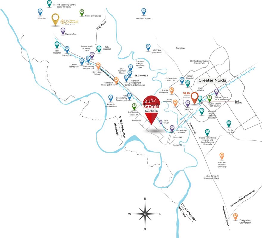 Experion Saatori Location Image
