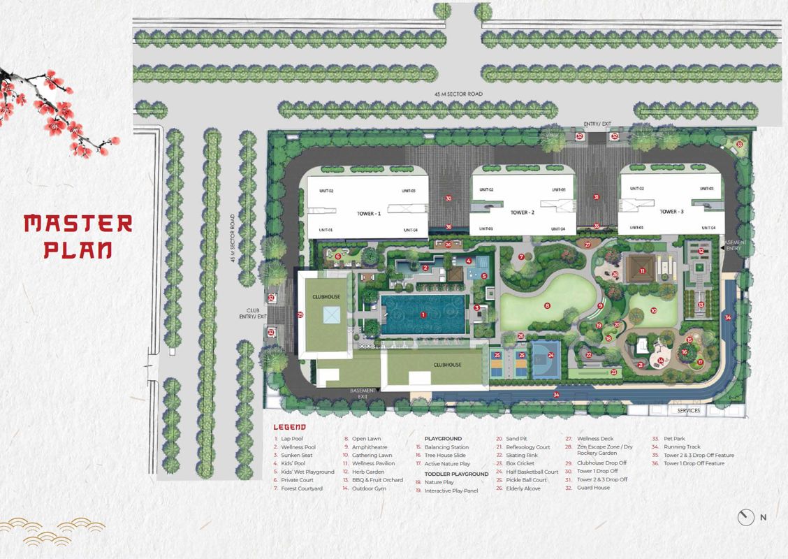 Experion Saatori Master Plan Image