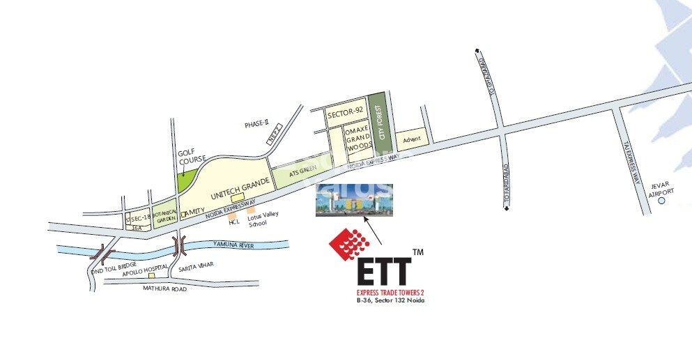 Express Trade Tower Location Image