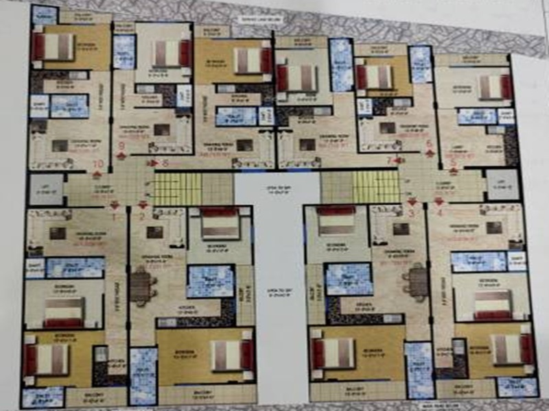 Galaxy Apartments Sector 49 Floor Plans