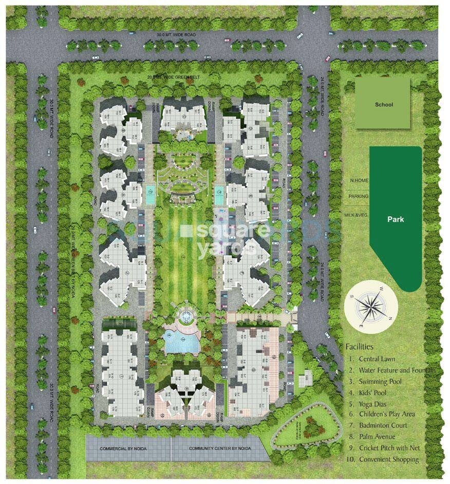 Gaur Grandeur 2 Master Plan 1
