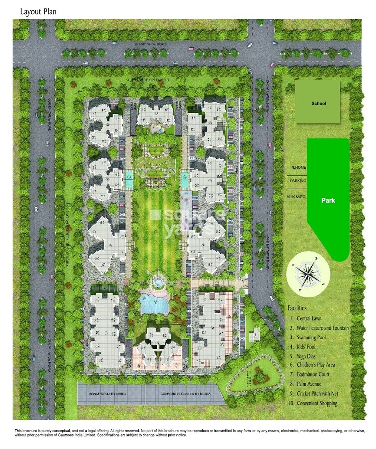 Gaur Grandeur Master Plan Image