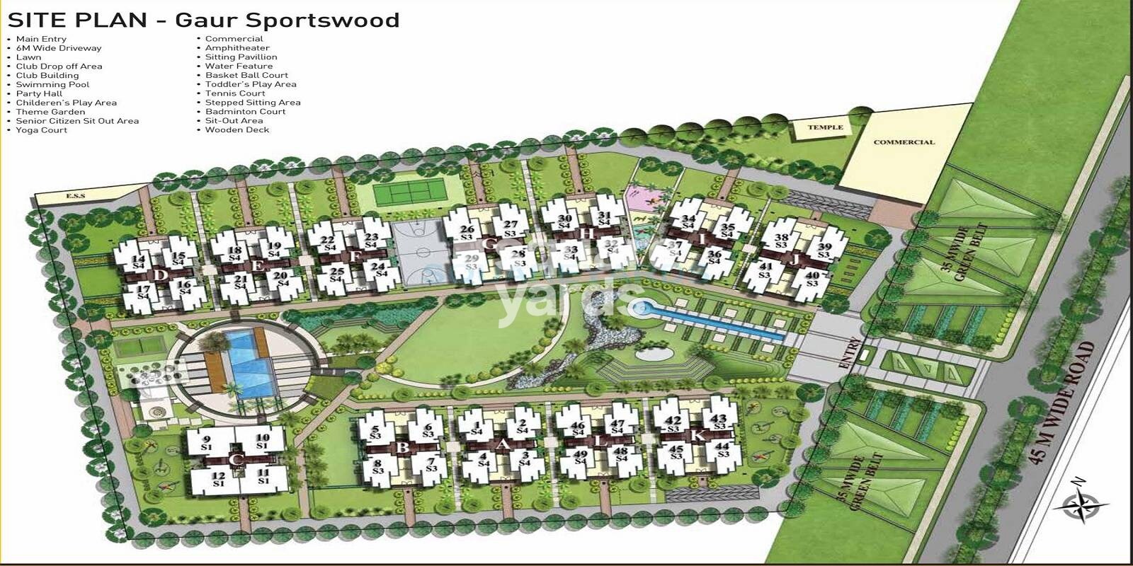 Gaur Sportswood Master Plan 1