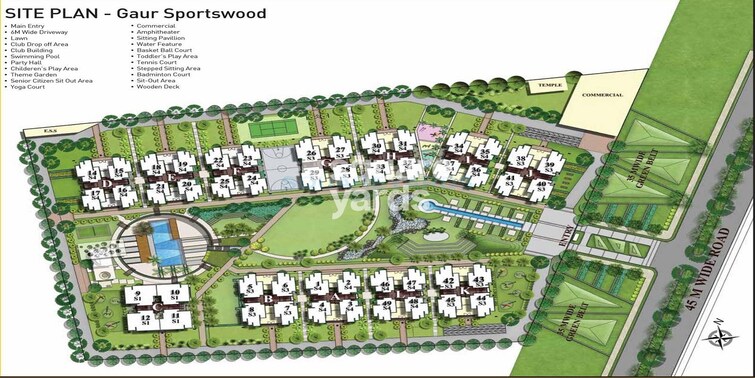 Gaur Sportswood Master Plan Image