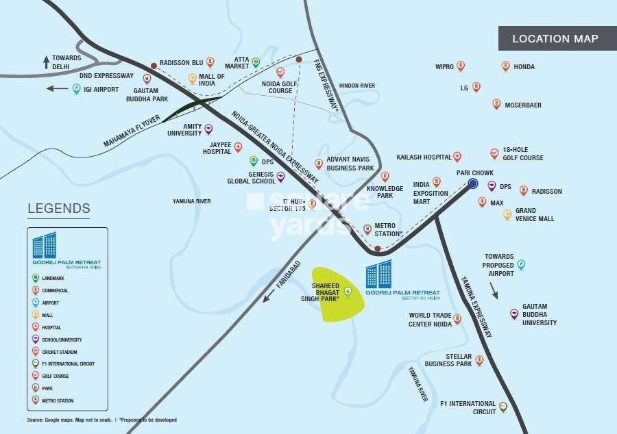 Godrej Palm Retreat Location Image