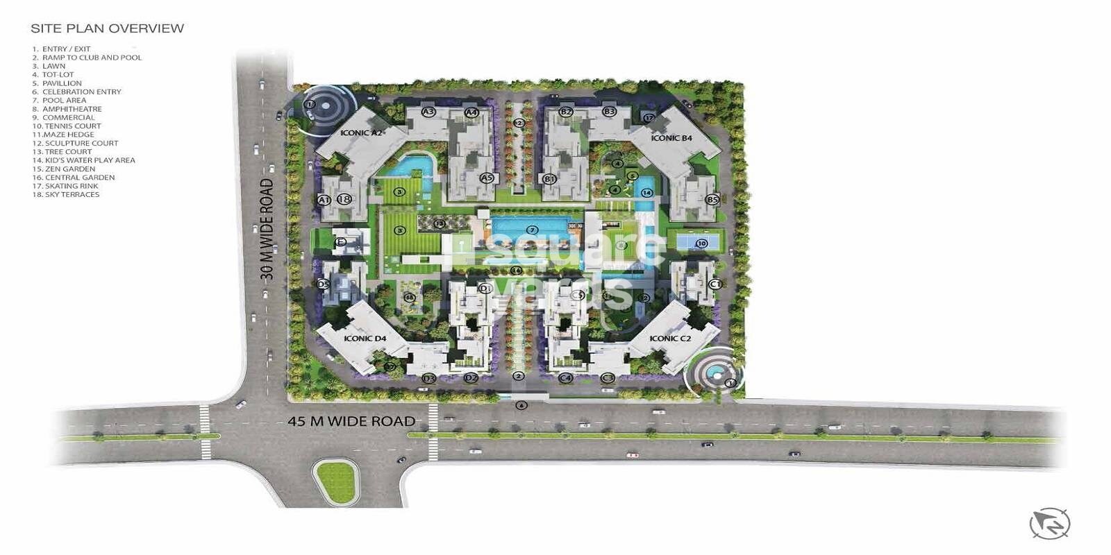 Godrej Palm Retreat Master Plan 1