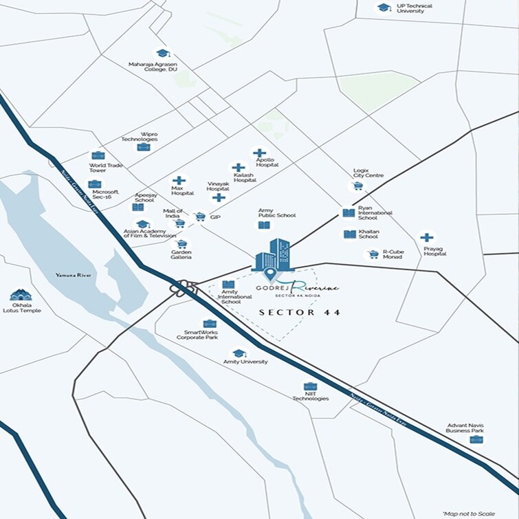 Godrej Riverine Location Image