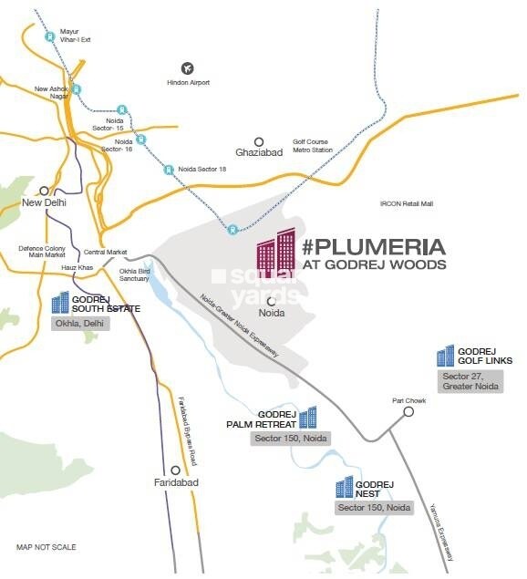 Godrej Woods Plumeria Location Image