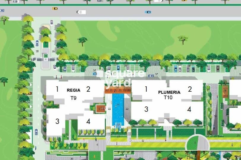 Godrej Woods Plumeria Master Plan 1