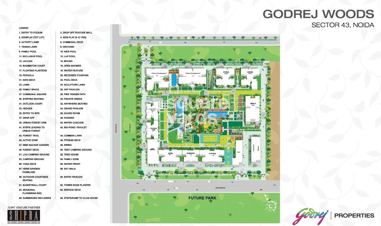 Godrej Woods Master Plan 1