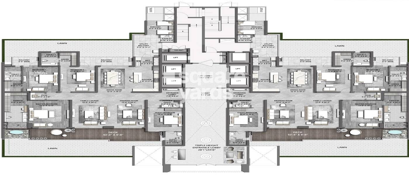 Gulshan Dynasty Floor Plans