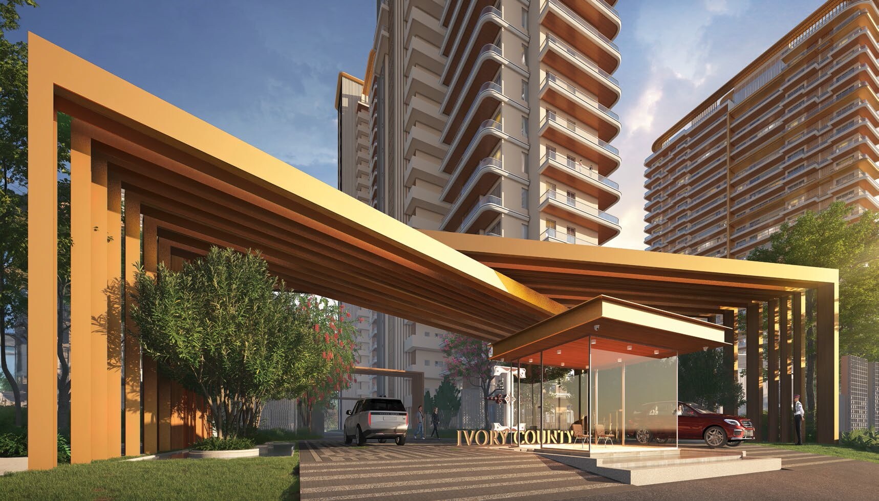 Ivory County Entrance View