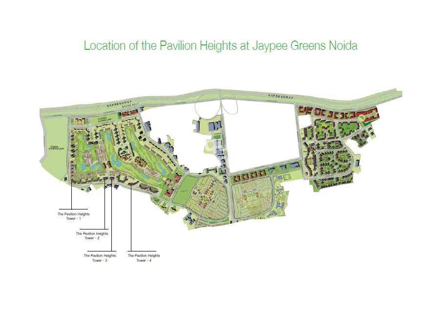 jaypee green pavillion heights project master plan image1