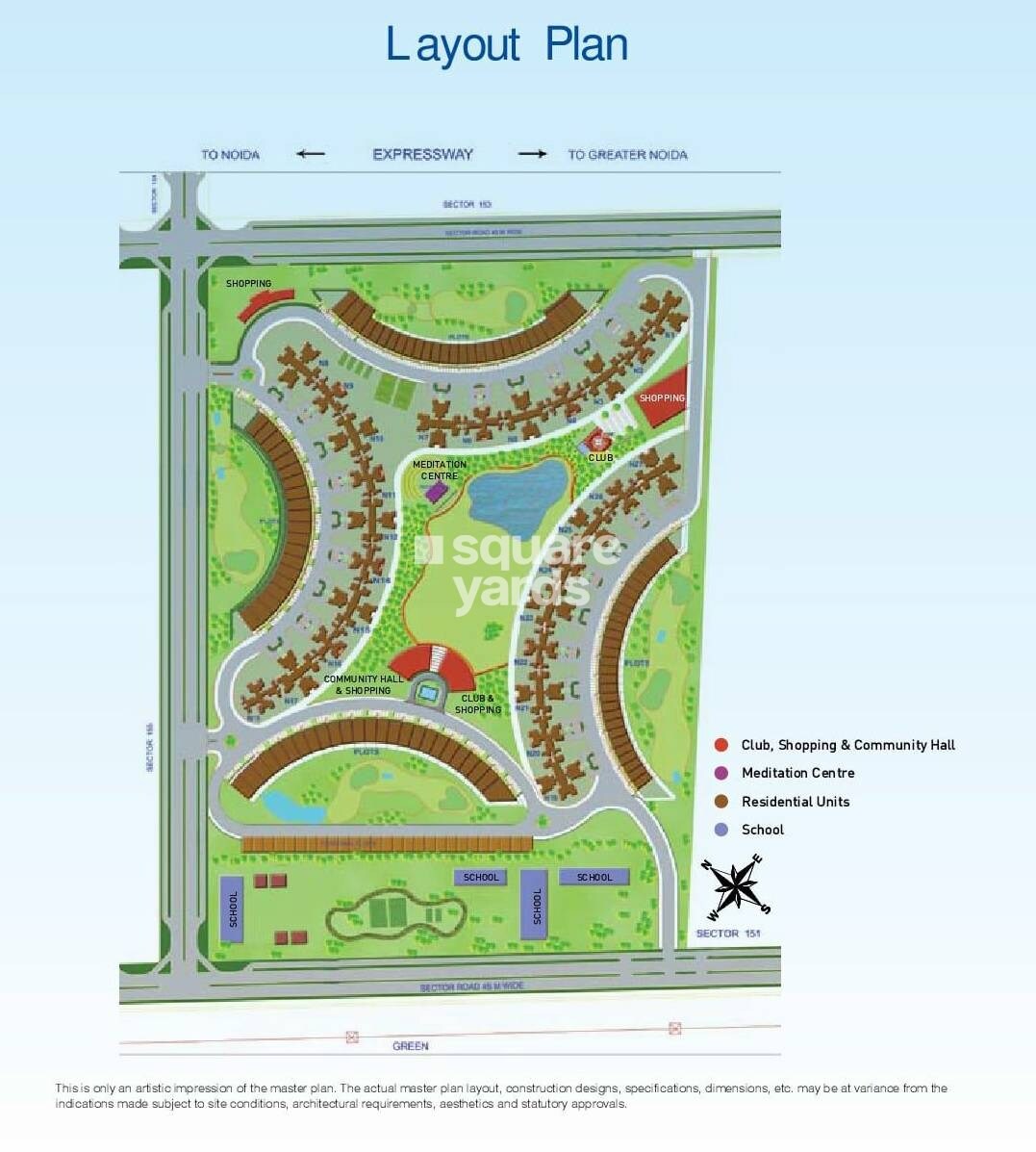 Jaypee Greens Aman Master Plan Image