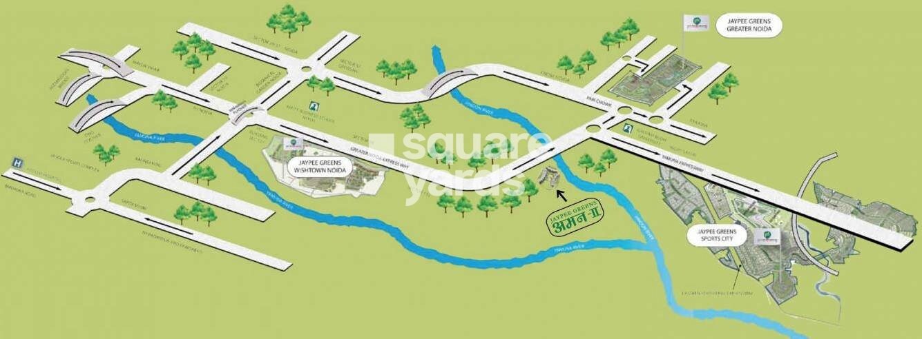Jaypee Greens Garden Isles Location Image