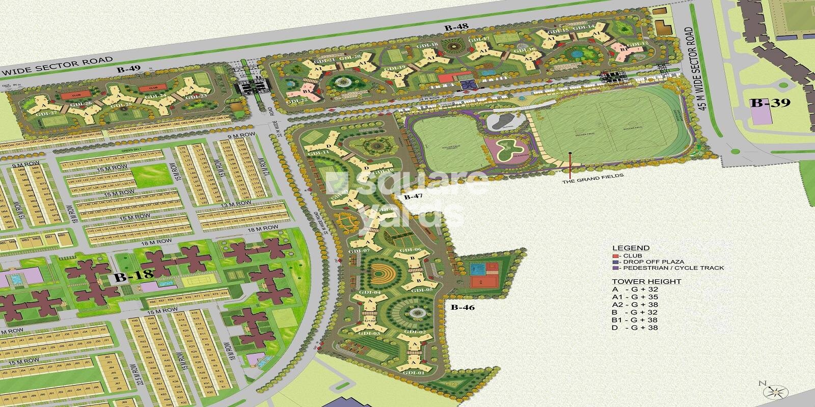 Jaypee Greens Garden Isles Master Plan Image 1