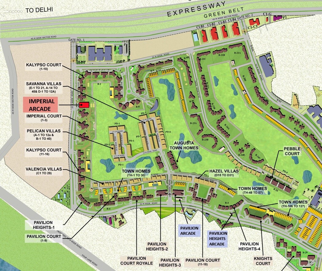 Jaypee-Greens-Imperial-Arcade_a series of photos showing a series of train tracks