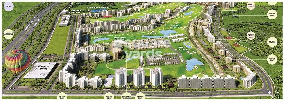 Jaypee Greens Pavilion Court Tower View 1