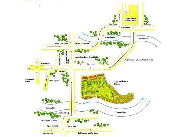 jaypee imperial court project location image1