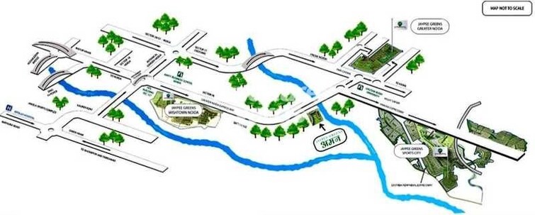 Jaypee Kensington Heights Location Image