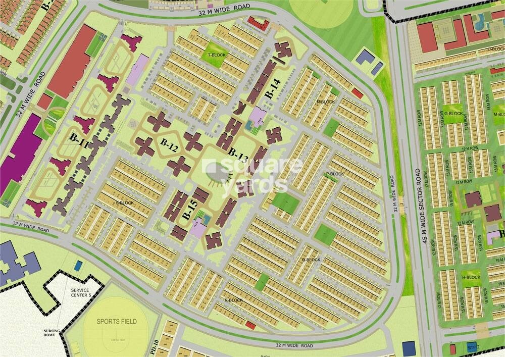Jaypee Kensington Park Plot Ph II Master Plan 1