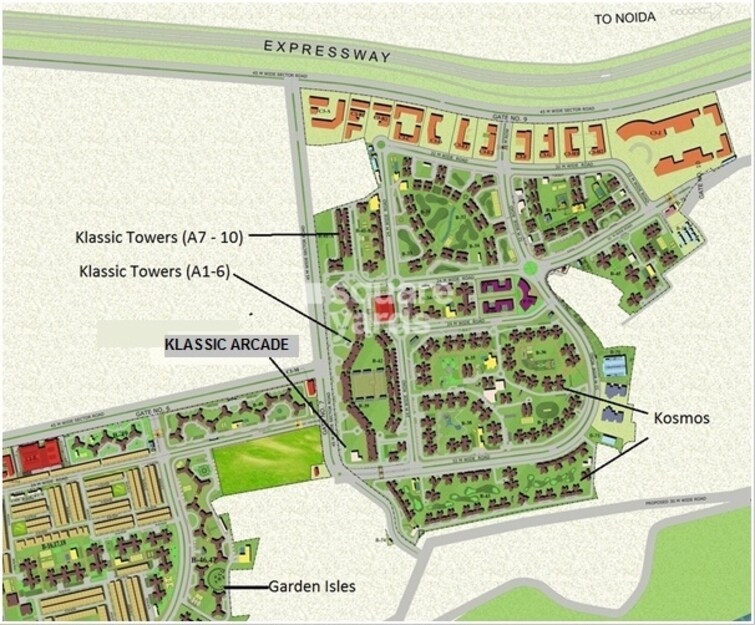 Jaypee Klassic Arcade Master Plan Image 1