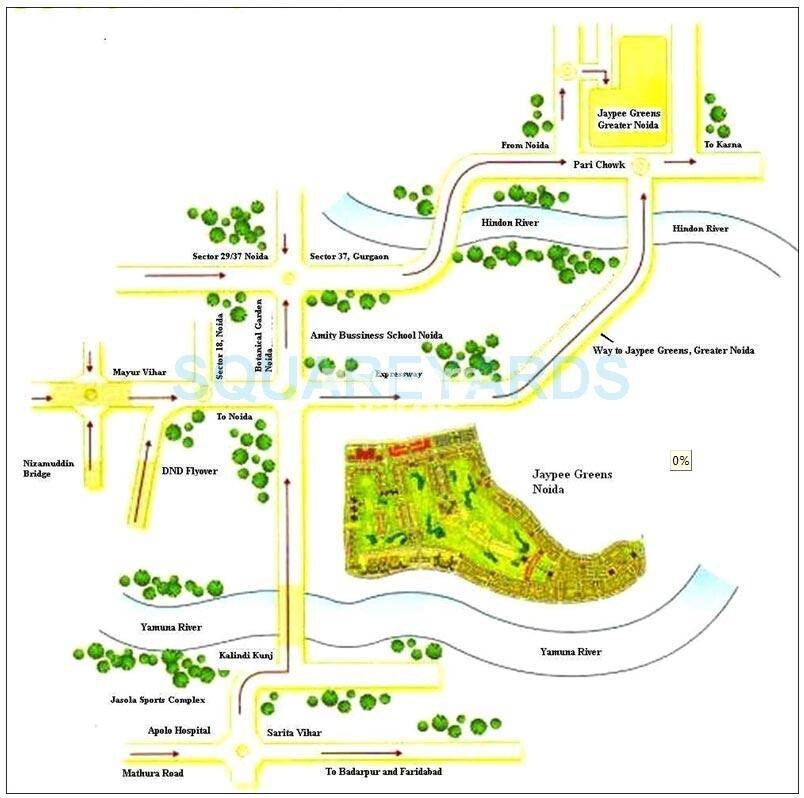 Jaypee Greens Kosmos Location Image