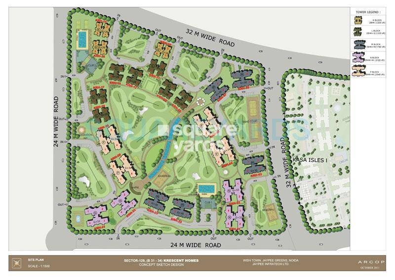 Jaypee Greens Krescent Homes Master Plan Image 1