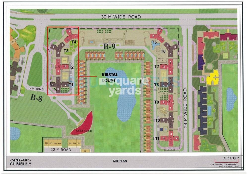 Jaypee Greens Kristal Court Master Plan 1