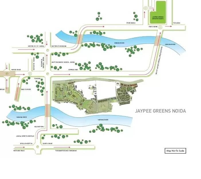 Jaypee Pavilion Heights III Location Image