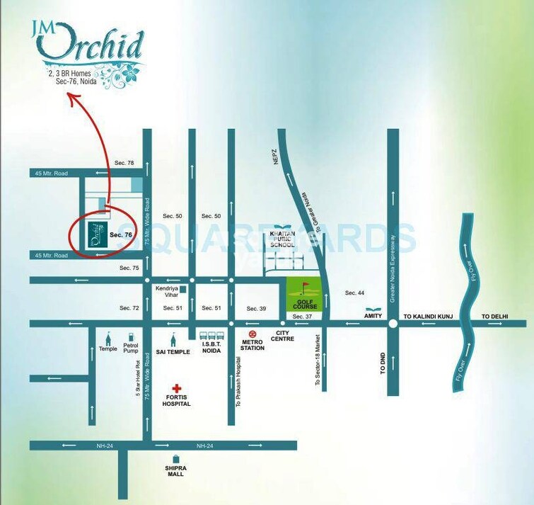 JM Orchid Location Image