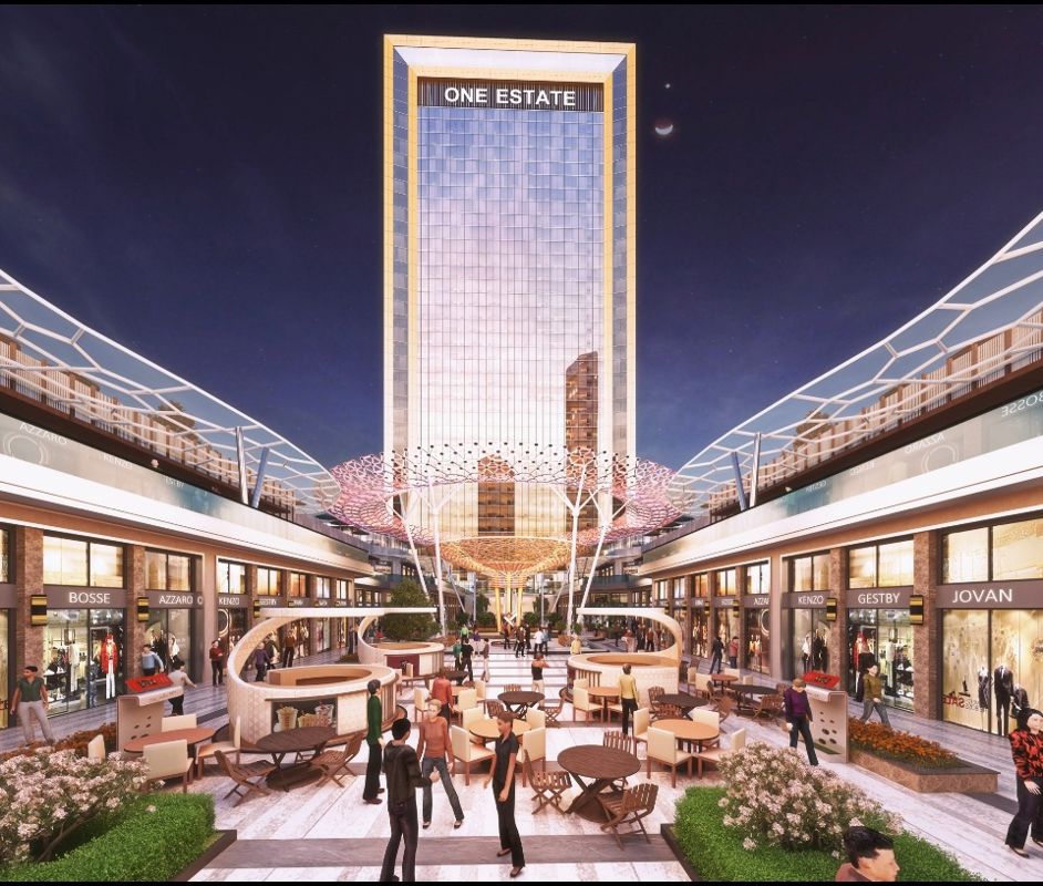 Krishna Apra One Estate Commercial Exteriors