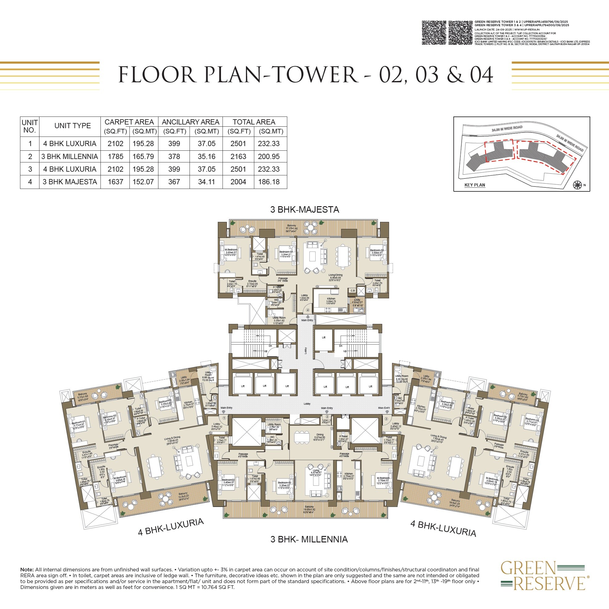 LnT Green Reserve Floor Plans