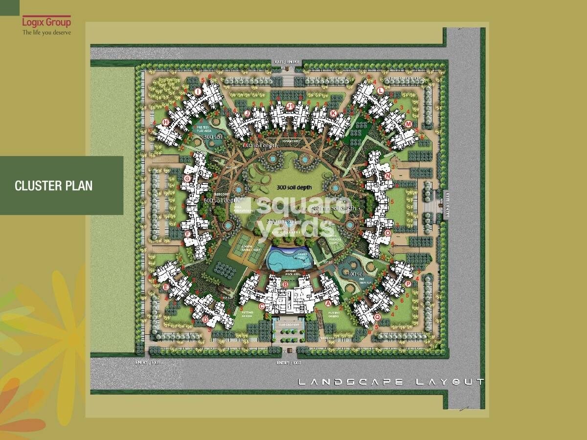 Logix Blossom County Master Plan Image