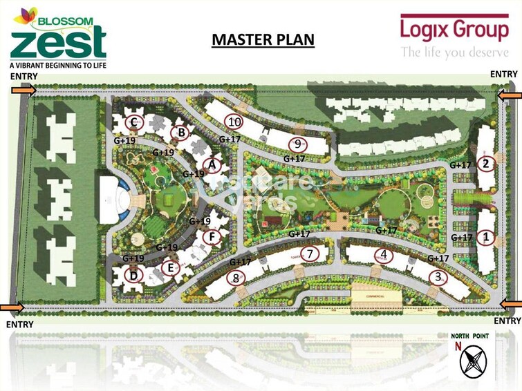 Logix Blossom Zest Master Plan Image